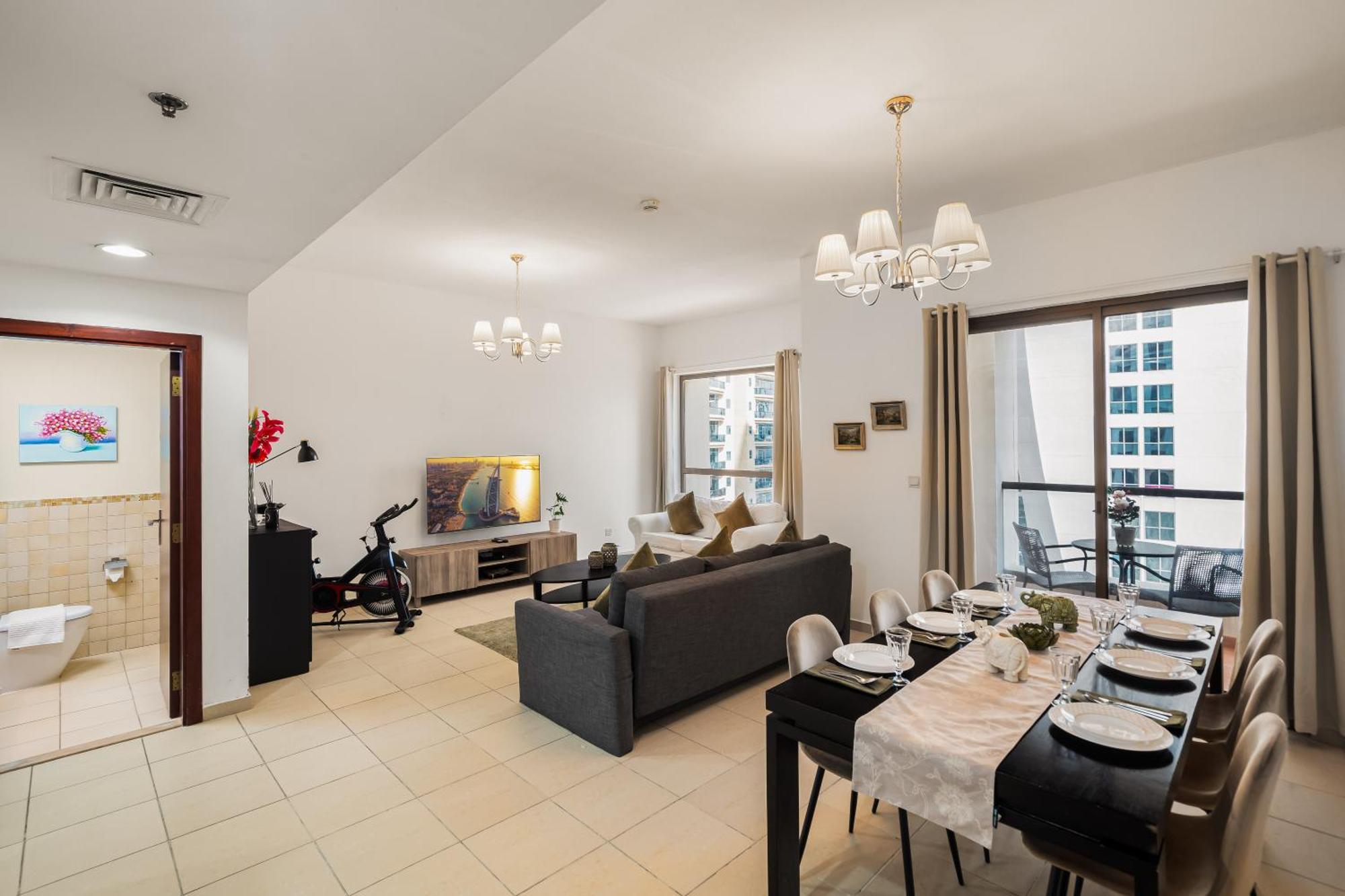 Beautiful 2Br & 4Br Apartments On Jbr Beach, Walking Distance To Bluewaters Island - By Sunkissed Holiday Homes Dubai Luaran gambar